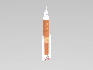 火箭 3D 模型