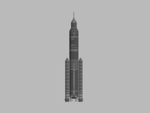 rocket 3D मॉडल