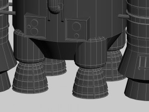 rocket 3D मॉडल