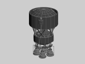 rocket 3D मॉडल