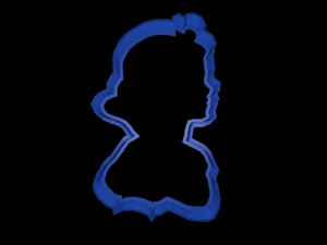 disney snow white cookie cutter set 3D Baskı Modeli