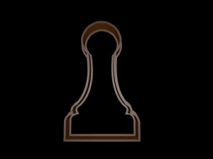 chess cookie cutter set 3D Print Model