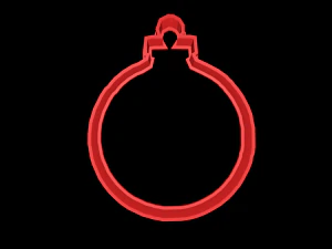 christmas ornaments cookie cutter set 3D Print Model