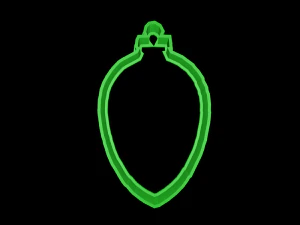 christmas ornaments cookie cutter set 3D Print Model