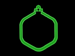 christmas ornaments cookie cutter set 3D Print Model