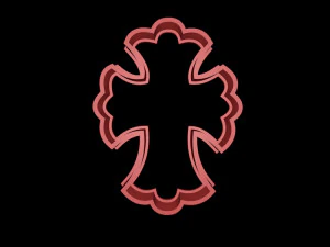 catholic crosses cookie cutter set 3D Print Model
