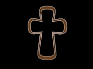 catholic crosses cookie cutter set 3D Print Model