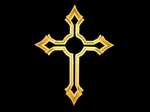 catholic crosses cookie cutter set 3D Print Model