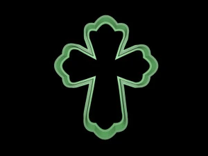 catholic crosses cookie cutter set 3D Print Model