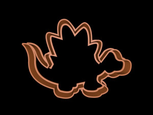 dinosaur cookie cutter set 3D प्रिंट मॉडल