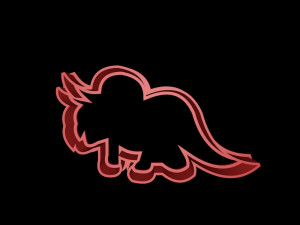 dinosaur cookie cutter set 3D प्रिंट मॉडल