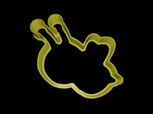 fancy animals cookie cutter set 3D Baskı Modeli