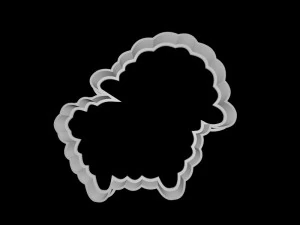 fancy animals cookie cutter set 3D Print Model