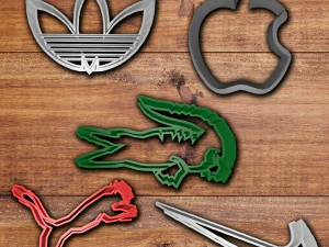 famous brands cookie cutter set 3D Print Model