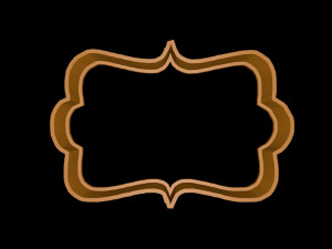 vintage frame cookie cutter set 3D Print Model