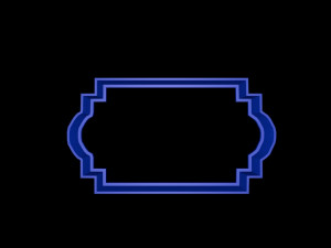 vintage frame cookie cutter set 3D Print Model