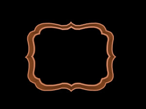 vintage frame cookie cutter set 2 Model Cetak 3D