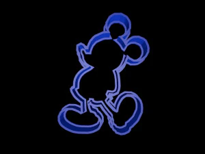 minnie and mickey cookie cutter set 3D Print Model