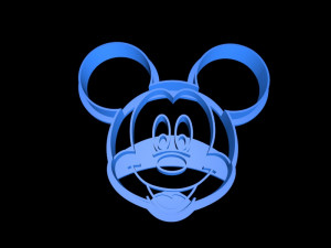 minnie and mickey cookie cutter set Modello di stampa 3D