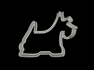 dog cookie cutter set 3D 프린트 모델