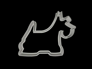 dog cookie cutter set 3D Print Model