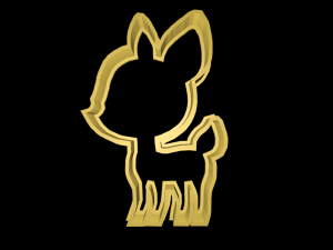 dog cookie cutter set 3D 프린트 모델