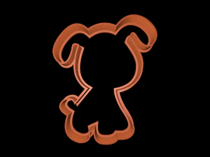 dog cookie cutter set 3D Print Model