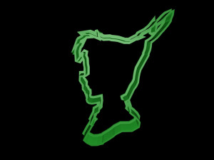 peter pan cookie cutter set 3D Print Model