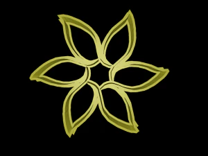plants and leafs cookie cutter set 3D Print Model