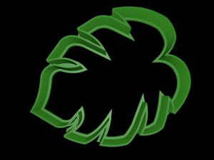 plants and leafs cookie cutter set Modèles 3D en vedette
