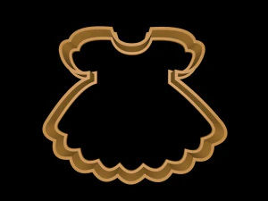 baby clothes cookie cutter set 3D Print Model