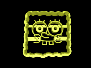 spongebob squarepants cookie cutter set 3D-Druckmodell