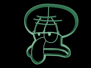 spongebob squarepants cookie cutter set 3D-Druckmodell