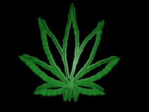 weed marihuana cookie cutter set 3D Print Model