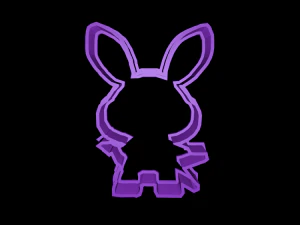 fnaf cookie cutter set 3D Print Model