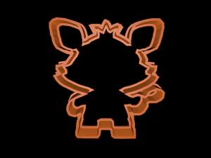 fnaf cookie cutter set 3D Print Model