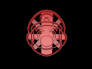 mario bros cookie cutter set 2 3D Baskı Modeli
