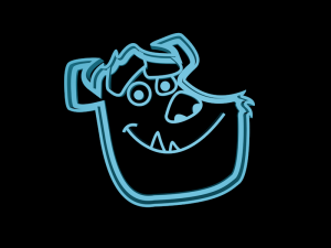 monsters inc cookie cutter set 3D Print Model