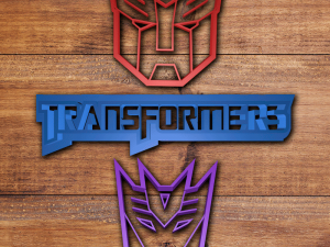 transformers cookie cutter set 3D 프린트 모델
