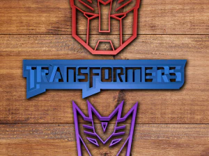 Transformers koekjesvormerset 3D printmodel