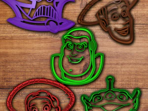 toy story cookie cutter set 3D Print Model