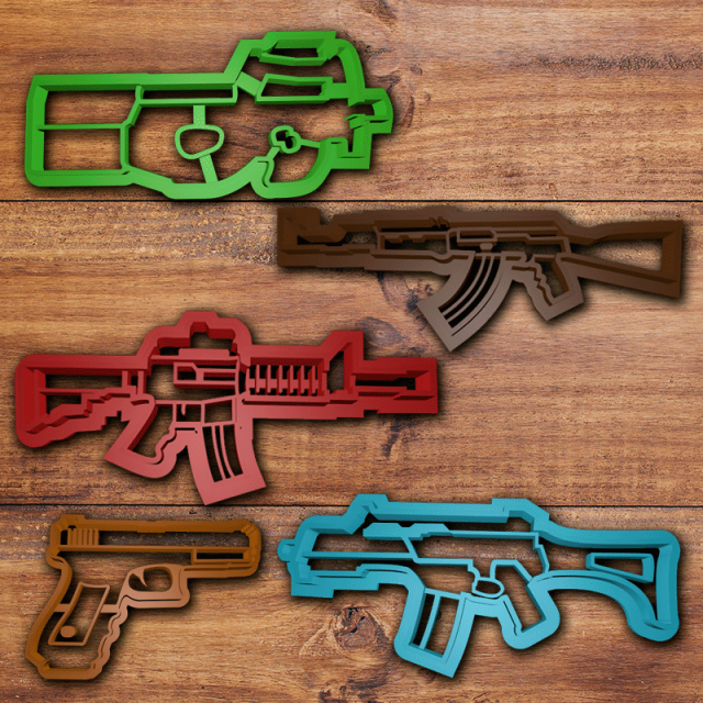 cookie cutter set Modello di stampa 3D .c4d .max .obj .3ds .fbx .stl .blend 