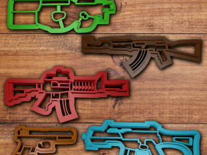 cookie cutter set 3D 프린트 모델
