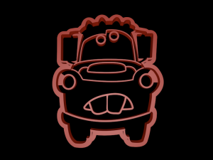 cars movie cookie cutter set 3D Baskı Modeli