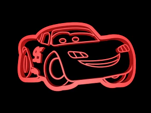cars movie cookie cutter set 3D Print Model