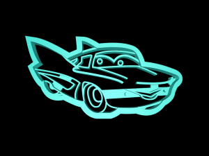 cars movie cookie cutter set 3D Baskı Modeli