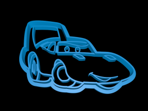 cars movie cookie cutter set 3D Baskı Modeli