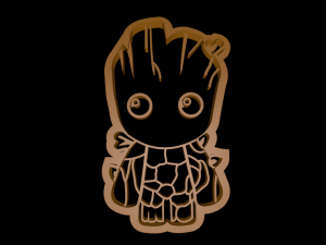 guardians of the galaxy cookie cutter set 3D Baskı Modeli