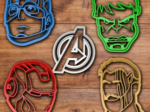 avengers cookie cutter set 3D 프린트 모델