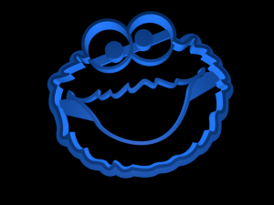 sesame street cookie cutter set Modèles 3D en vedette
